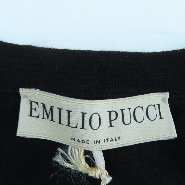 実際に弊社で買取させて頂いた【未使用】EMILIO PUCCI/エミリオプッチ 総柄 ニット切り替え ワンピース/XSの画像 2枚目