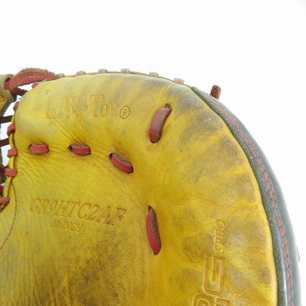 実際に弊社で買取させて頂いたRawlings/ローリングス HYPER TECH COLORS/ハイパーテックカラーズ 軟式 右投げ キャッチャーミット GR9HTC2AFの画像 9枚目