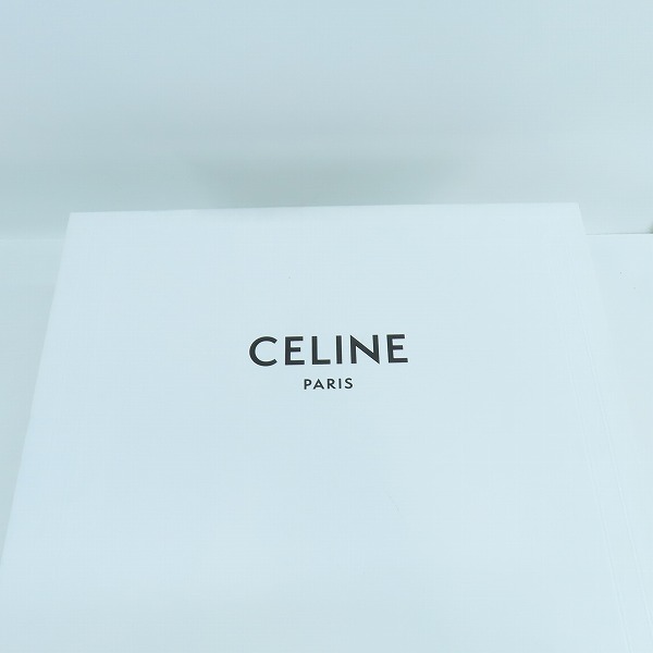 実際に弊社で買取させて頂いたCELINE/セリーヌ Lace-Up Boot 45  バルキー レースアップ ブーツ ブラック/41の画像 9枚目