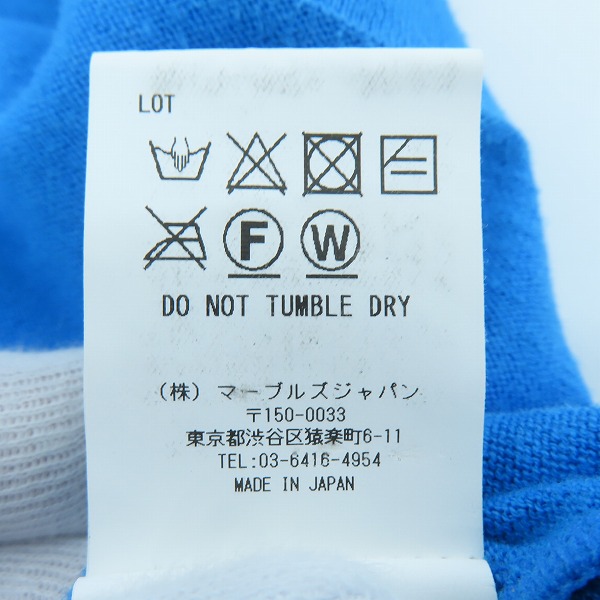 実際に弊社で買取させて頂いたMarbles×Disney/マーブルス×ディズニー Mickey/ミッキー シルエット ニットカットソー Mの画像 5枚目