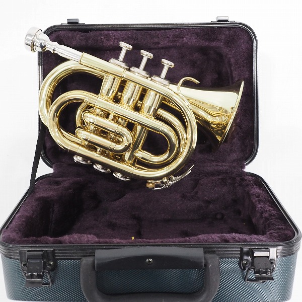 実際に弊社で買取させて頂いたSELECTION/セレクション ポケットトランペット ゴールド ハードケース付 