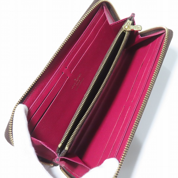 実際に弊社で買取させて頂いたLOUIS VUITTON/ルイヴィトン モノグラム ポルトフォイユ クレマンス ラウンドファスナー ウォレット/長財布 M60742の画像 3枚目