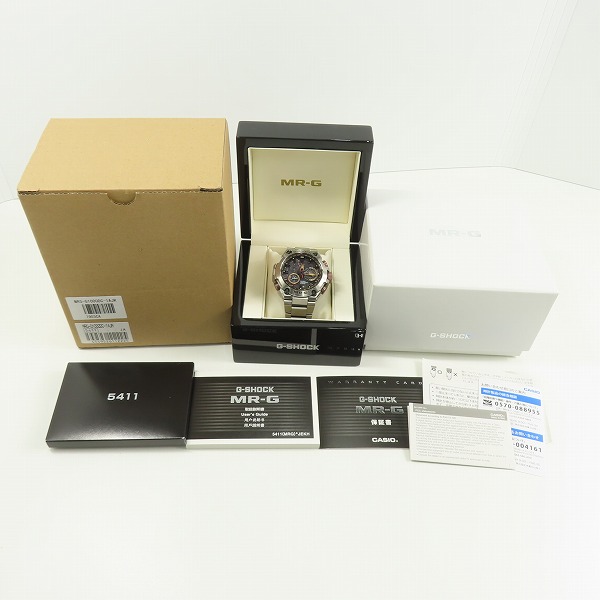 実際に弊社で買取させて頂いたG-SHOCK/Gショック MR-G GPSハイブリッド電波ソーラー MRG-G1000DC-1AJR の画像 9枚目