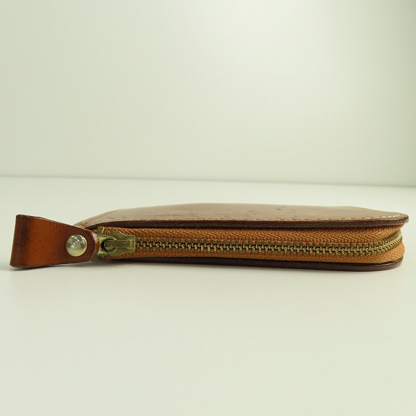 実際に弊社で買取させて頂いた土屋鞄製造所/ツチヤカバン L字ファスナー レザー ウォレット/コインケース/小銭入れの画像 2枚目