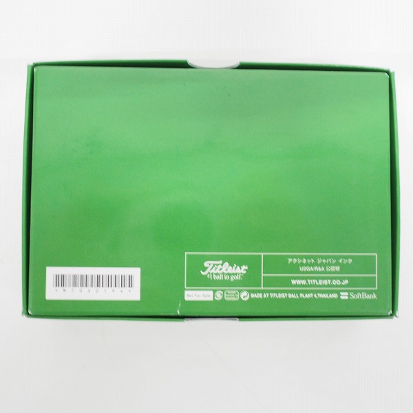 実際に弊社で買取させて頂いた【未使用/オウンネーム】Titleist/タイトリスト PRO V1 ゴルフボール ソフトバンク ホワイト 半ダース /6個の画像 4枚目