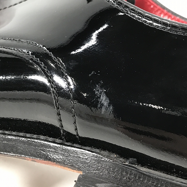 実際に弊社で買取させて頂いたAlden/オールデン PATENT MILITARY PLAIN TOE/パテントミリタリープレーントゥ 53670/8.5の画像 7枚目