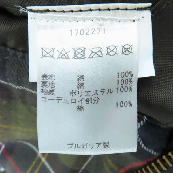 実際に弊社で買取させて頂いたBarbour/バブアー SL SOLWAY WASHED 1702271/36の画像 3枚目