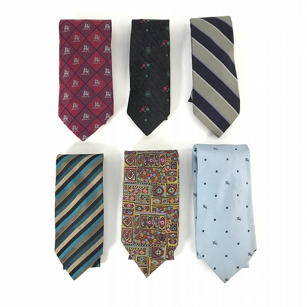 実際に弊社で買取させて頂いた【おまとめ】Burberry/バーバリー milaschon/ミラショーン GIVENCHY/ジバンシィ 他 ネクタイ 