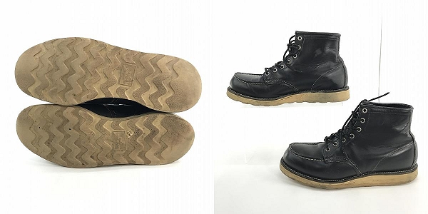 実際に弊社で買取させて頂いたRED WING/レッドウィング 四角犬タグ アイリッシュセッター モックトゥ ブーツ 8179 9Eの画像 2枚目