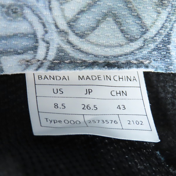 実際に弊社で買取させて頂いたHENSHIN by KAMEN RIDER/ヘンシンバイカメンライダー 仮面ライダー オーズ/OOO スニーカー 2573576/26.5の画像 5枚目