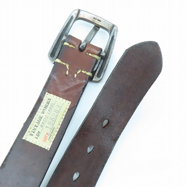 実際に弊社で買取させて頂いたAVIREX×VINTAGE WORKS/アヴィレックス×ヴィンテージワークス コラボベルト AVX5536 37/94の画像 2枚目