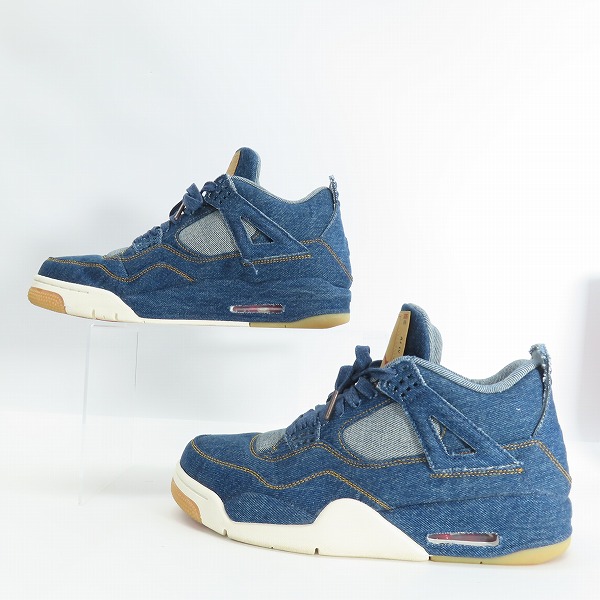 実際に弊社で買取させて頂いたNIKE×LEVI’S/ナイキ×リーバイス AIR JORDAN 4 RETRO NRG/エア ジョーダン 4 レトロ デニム AO2571-401/27.5の画像 3枚目
