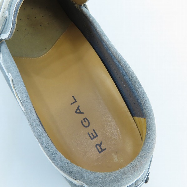 実際に弊社で買取させて頂いたREGAL/リーガル スエードレザー ドライビングシューズ 954R/27.0の画像 4枚目