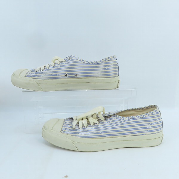 実際に弊社で買取させて頂いたCONVERSE×PORTER/コンバース×ポーター JACK PURCELL/ジャックパーセル スニーカー 1CJ353/27の画像 3枚目