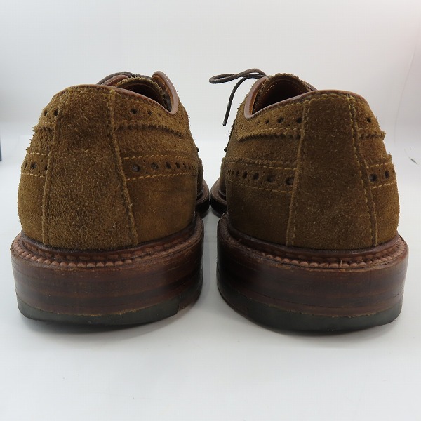 実際に弊社で買取させて頂いたALDEN/オールデン スエード ウイングチップ レザー ドレスシューズ 9794/6.5の画像 1枚目