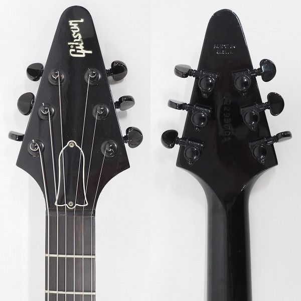 実際に弊社で買取させて頂いた★【難有り】Gibson/ギブソン Flying V/フライング V V90 1989年製 エレキギター ハードケース付の画像 2枚目