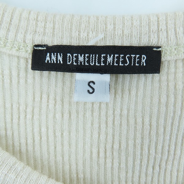 実際に弊社で買取させて頂いたANN DEMEULEMEESTER/アンドゥムルメステール カットオフ タンクトップ 352-01-35004 /S の画像 2枚目