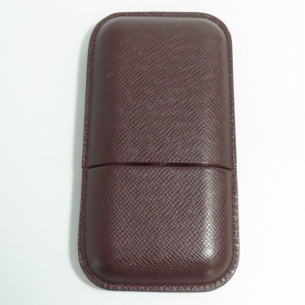 実際に弊社で買取させて頂いたLOUIS VUITTON/ルイヴィトン タイガ エテュイ 3 ロブスト シガーケース  M30726の画像 2枚目