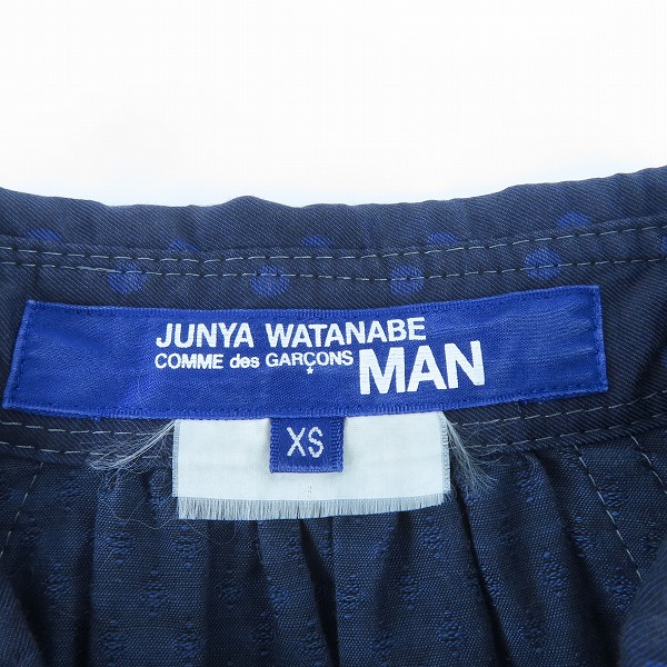 実際に弊社で買取させて頂いたJUNYA WATANABE COMME des GARCONS MAN/ジュンヤワタナベコムデギャルソンマン エルボーパッチシャツ WG-B035/AD2020/XSの画像 2枚目