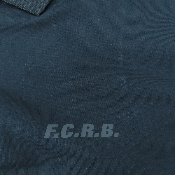 実際に弊社で買取させて頂いたF.C.Real Bristol/エフシーレアルブリストル 23SS BIG LOGO WIDE POLO/ポロシャツ FCRB-230072/Lの画像 4枚目