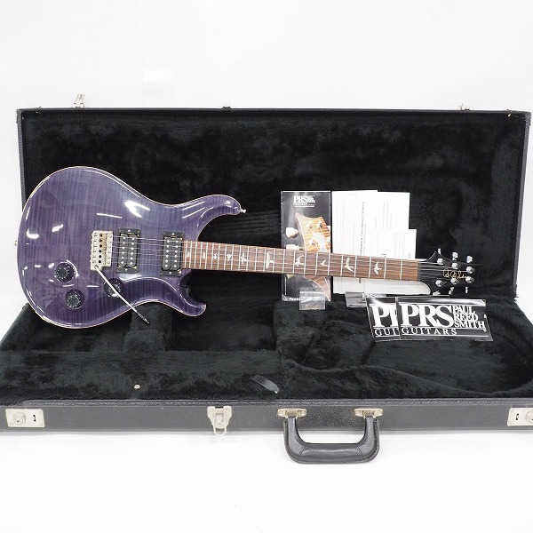 実際に弊社で買取させて頂いた★PRS/Paul Reed Smith/ポールリードスミス CUSTOM 24 10 TOP バードインレイ ハードケース付き