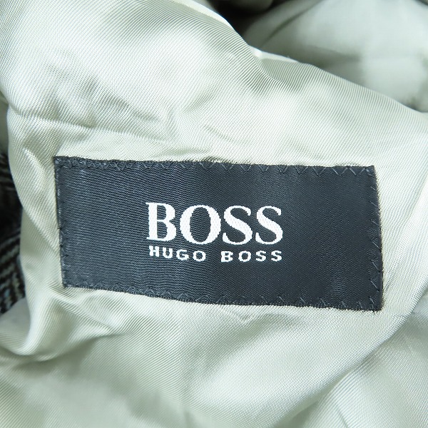 実際に弊社で買取させて頂いたHUGO BOSS/ヒューゴボス 総柄 3B テーラードジャケット イタリア製 54の画像 2枚目