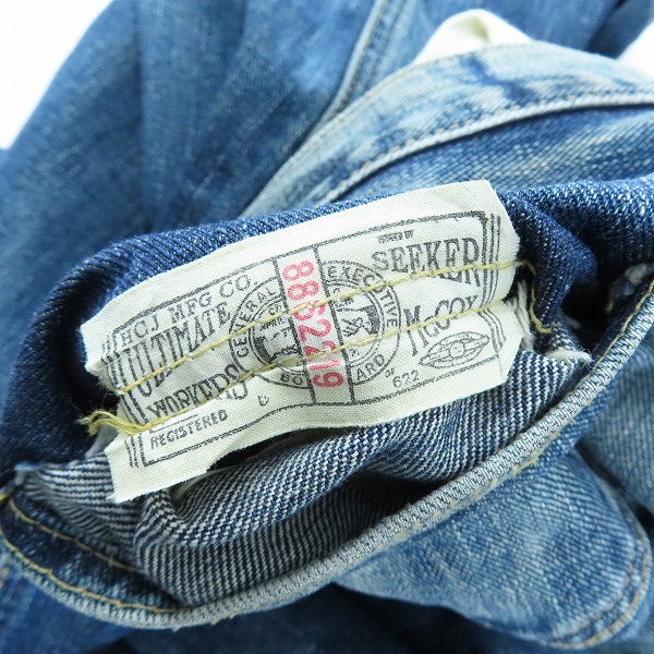 実際に弊社で買取させて頂いたLee×THE REAL McCOY'S/リー×リアルマッコイズ 101B 復刻 赤タグ デニムパンツ 9784-89 /32の画像 6枚目
