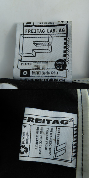 実際に弊社で買取させて頂いたFREITAG フライターグ F560 STERLING/スターリング 2WAY トート バッグ/ショルダーバッグの画像 5枚目