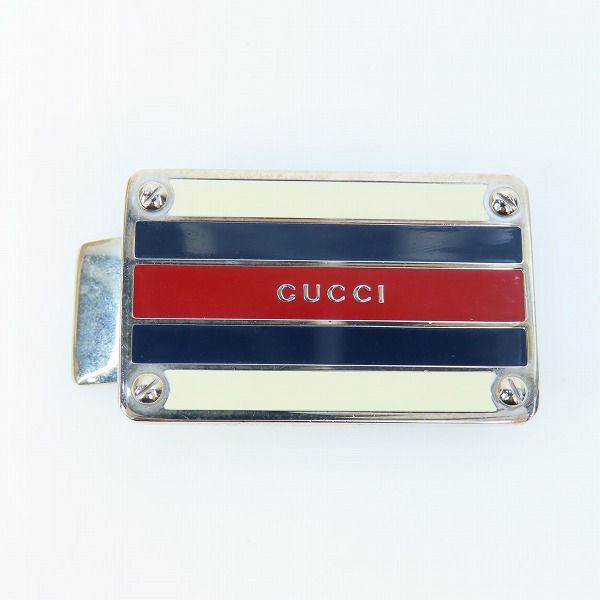 実際に弊社で買取させて頂いたGUCCI/グッチ オールド シェリーライン マネー クリップの画像 1枚目