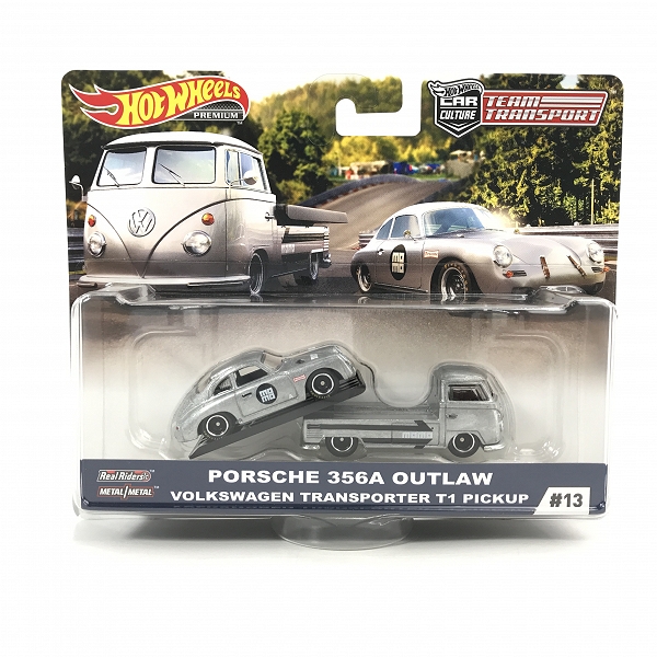 実際に弊社で買取させて頂いた【未開封】Hot Wheels/ホットウィール TEAM TRANSPORT SAKURA SPRINTER #11/VOLKSWAGEN TRANSPORTER T1 PICKUP 2点セットの画像 3枚目