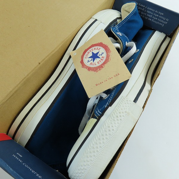 実際に弊社で買取させて頂いた【観賞用】CONVERSE/コンバース 90年代 USA製 ALL STAR/オールスター ハイカット スニーカー 16397/10.5の画像 8枚目