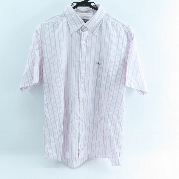 実際に弊社で買取させて頂いたBURBERRY LONDON/バーバリーロンドン ストライプ柄 半袖シャツ A1L48-116-12/L