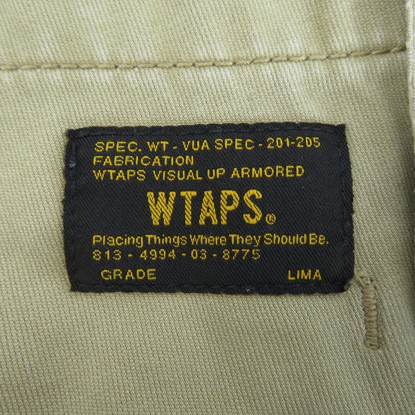 実際に弊社で買取させて頂いたWTAPS/ダブルタップス テーパード カーゴパンツ 162GWDT-PTM06/3の画像 2枚目