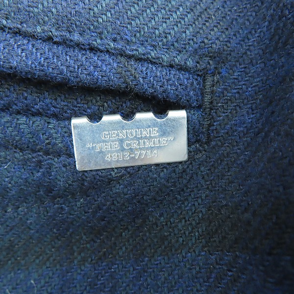 実際に弊社で買取させて頂いたTHE CRIMIE/クライミー ウール混スラックスパンツ CR1-02L5-PL05/Lの画像 5枚目