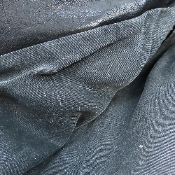 実際に弊社で買取させて頂いたISAMU KATAYAMA BACKLASH/イサムカタヤマ バックラッシュ レザーダブルライダース 1927-06/L/3の画像 4枚目