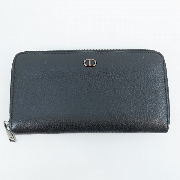 実際に弊社で買取させて頂いたChristian Dior/クリスチャンディオール cdロゴ ラウンドジップ長財布