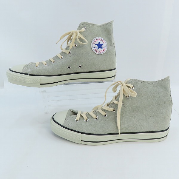 実際に弊社で買取させて頂いたCONVERSE/コンバース 日本製/スウェードレザー ALL STAR J HI /オールスター ハイカットスニーカー 10.5の画像 3枚目