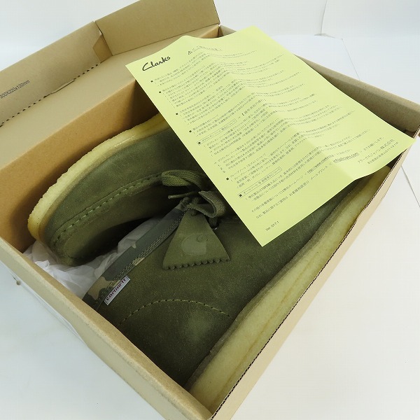 実際に弊社で買取させて頂いたCarhartt WIP×Clarks/カーハート×クラークス Wallabee Boot/ワラビーブーツ UK7の画像 8枚目