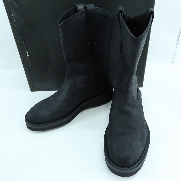 実際に弊社で買取させて頂いたFOOT THE COACHER/フットザコーチャー サイドジップ ロングブーツ ビブラムソール/8