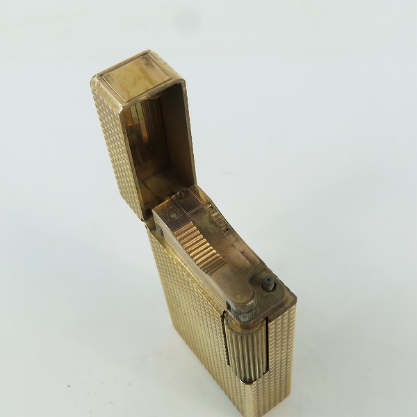 実際に弊社で買取させて頂いたS.T.Dupont/デュポン ライン 1L ガスライター ゴールドの画像 5枚目