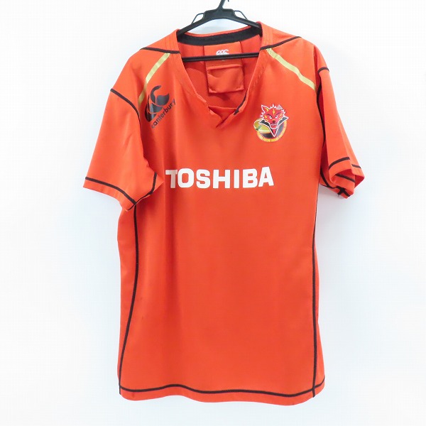 実際に弊社で買取させて頂いたCANTERBURY/カンタベリー ラグビー BRAVE LUPUS/東芝ブレイブルーパス オーセンティック ゲームジャージ/4L