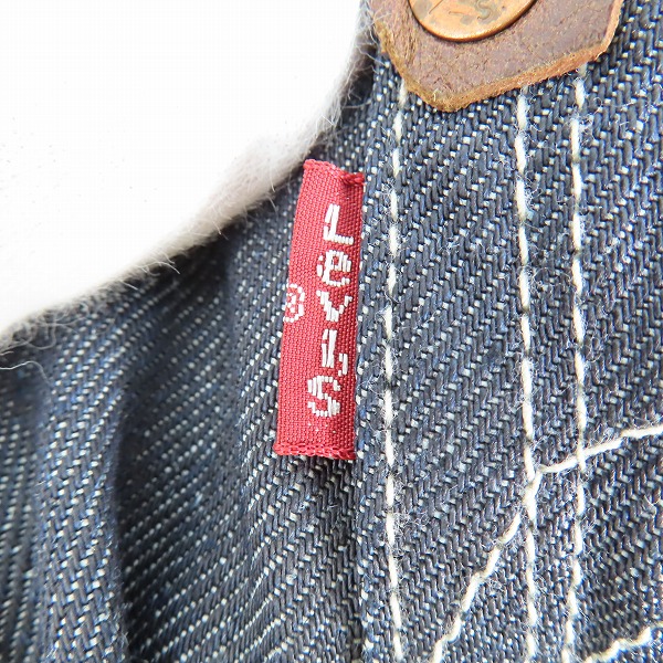 実際に弊社で買取させて頂いたCOMME des GARCONS JUNYA WATANABE MAN×Levi's/コムデ ギャルソン リネンデニム樹脂加工 WG-P202-051/Sの画像 7枚目