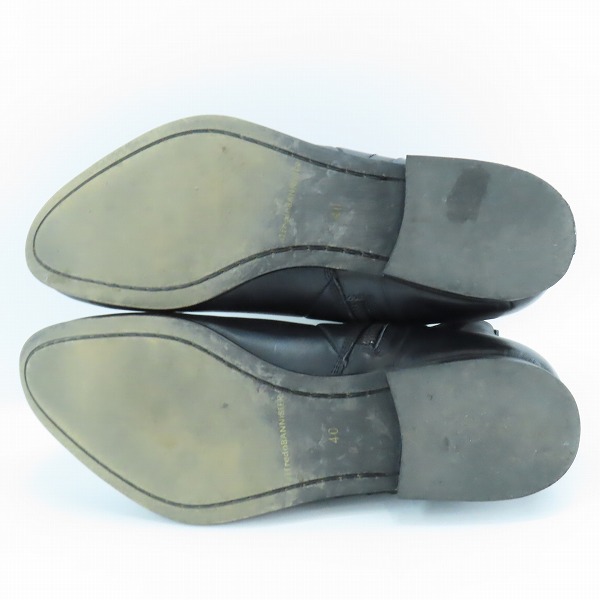 実際に弊社で買取させて頂いたalfredoBANNISTER/アルフレッドバニスター サイドジップ ストラップ ショートブーツ 5281005045/40の画像 2枚目