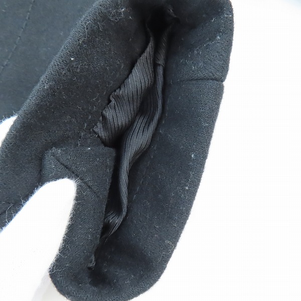 実際に弊社で買取させて頂いたNUMBER (N)INE/ナンバーナイン 2008AW/ポーランド期 ラムレザー切替 ウールコート エルボーパッチ F08-NJ028B/2の画像 5枚目