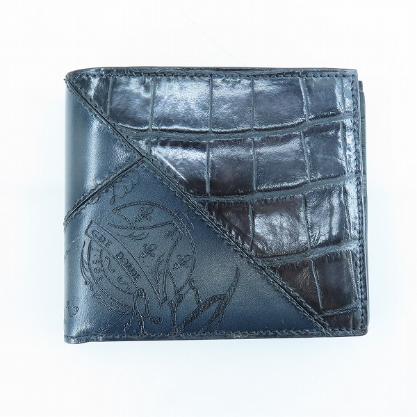 実際に弊社で買取させて頂いたBerluti/ベルルッティ カリグラフィ 二つ折り財布 アリゲーター