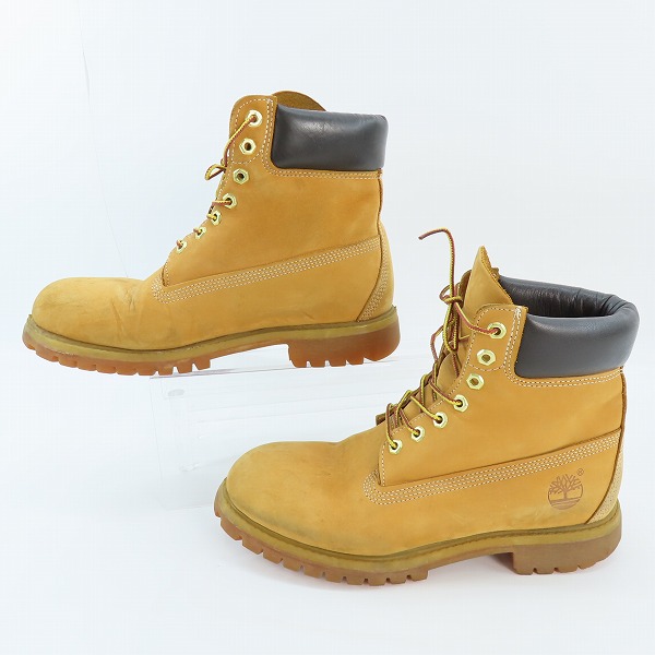 実際に弊社で買取させて頂いたTimberland/ティンバーランド プレミアム 6インチ ウォータープルーフ ブーツ 10061/9.5Wの画像 3枚目