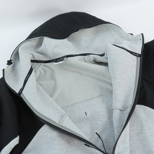 実際に弊社で買取させて頂いたF.C.Real Bristol/F.C.レアルブリストル 20SS VENTILATION HOODIE ジップアップフーディ FCRB-200044/XLの画像 4枚目