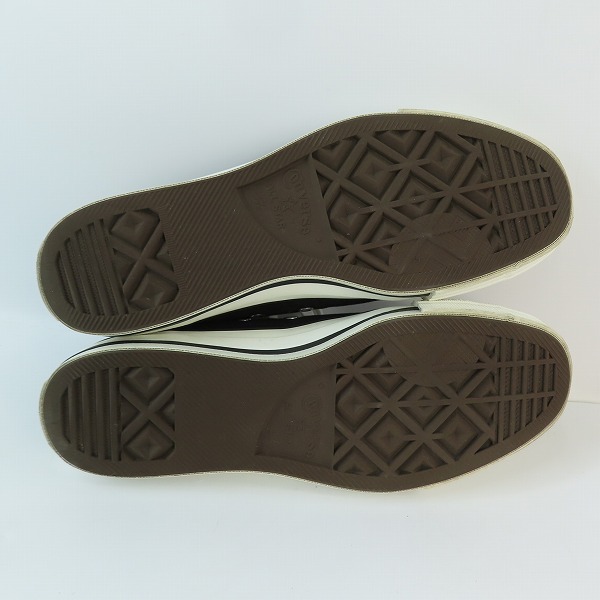 実際に弊社で買取させて頂いたCONVERSE/コンバース Made in JAPAN/日本製 CANVAS AS J HI オールスター ブラック/US8.5の画像 2枚目