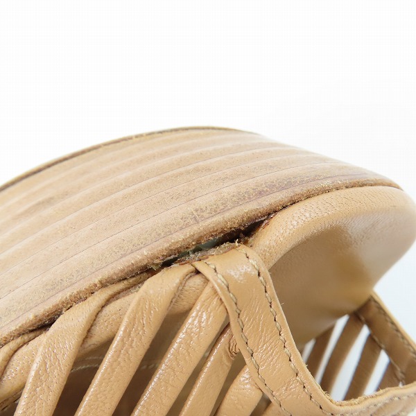 実際に弊社で買取させて頂いたALEXANDER MQUEEN/アレキサンダーマックイーン バックジップ ヒール 36.5の画像 8枚目