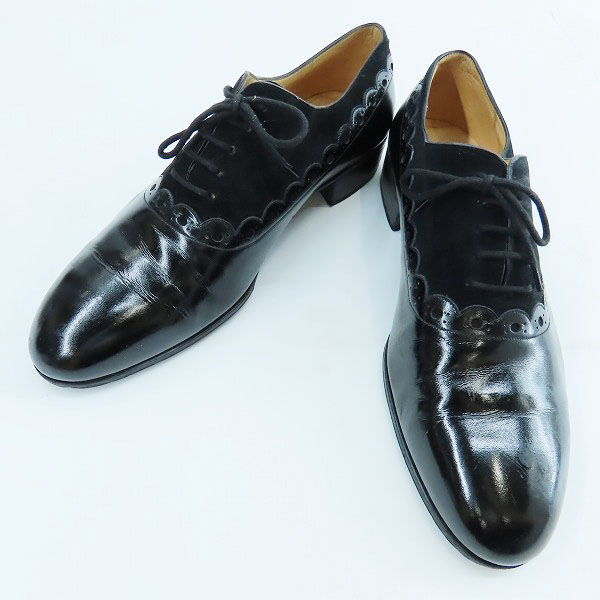 実際に弊社で買取させて頂いたBerluti/ベルルッティ エナメル切り替え レザー シューズ 7.5